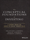 Cover image for The Conceptual Foundations of Investing